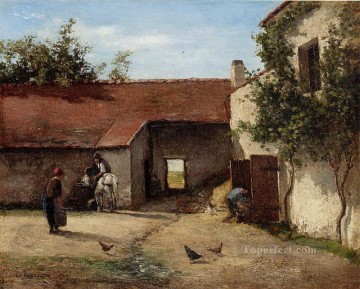 corral Camille Pissarro Pinturas al óleo